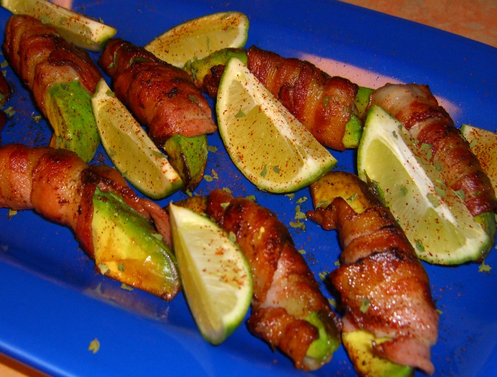Pan Fried Bacon Wrapped Avocados