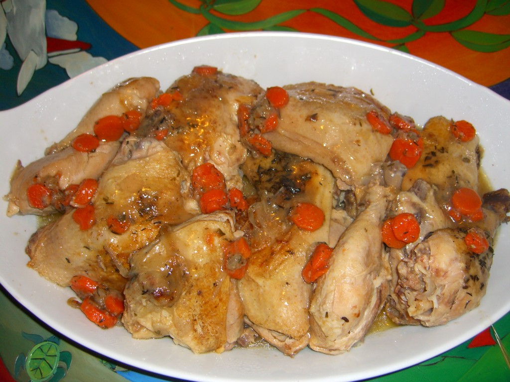 Chicken Fricassee platter