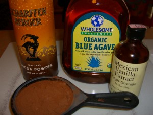 Chocolate Sorbet Ingredients