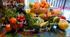 Weekly produce tagged