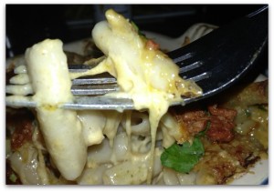 gluten free baked mac & cheese fork The Misfit